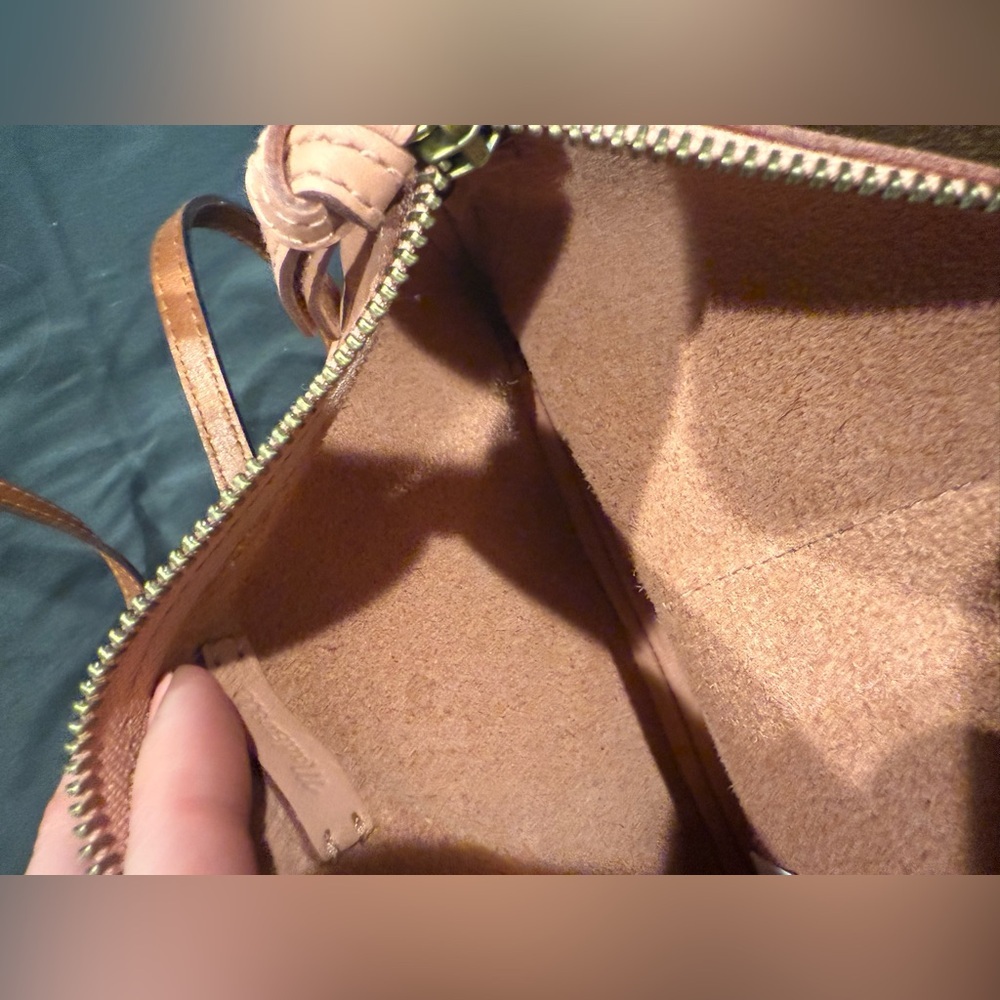 Madewell The Knotted Crossbody Bag in Colorblock Weathered Olive Multi (Pink) - Picture 7 of 11